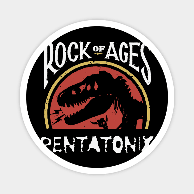 penta rock of ages Magnet by matilda cloud